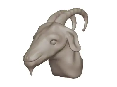 Goat Head 3D model get