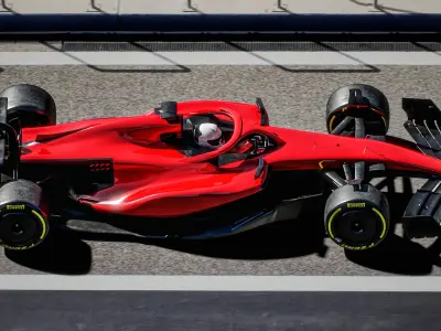 Common Formula 1 2023 F1 Race Car Mockup 3D model