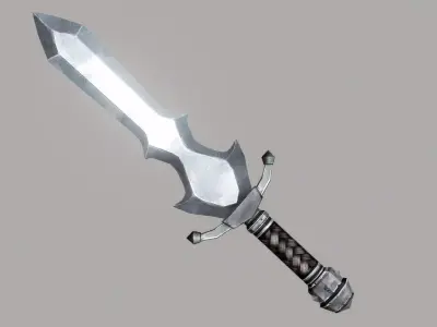 Sword Low-poly 3D model 54