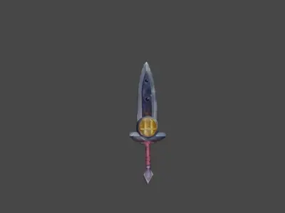Zeloeman Sword A 69 Low-poly 3D model