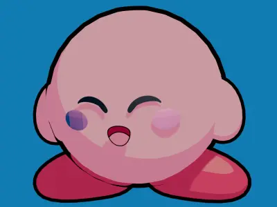 Kirby anime version 3D model