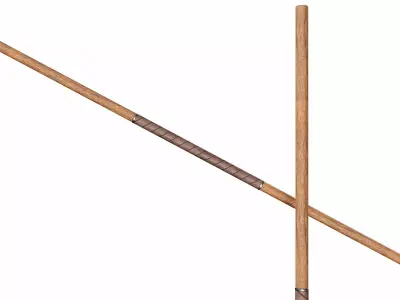 Collection of 10 special spears Free low-poly 3D model