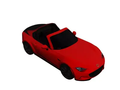 2026 Mazda MX 5 Miata Sports Roadster Car 3D model
