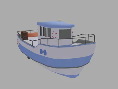 ColorBoat 3D model