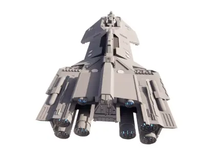 Spaceship-spacecraft-5 3D model