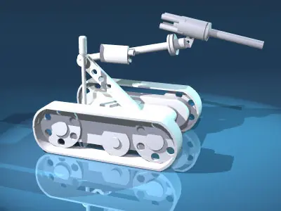 Robot bomb 3D model