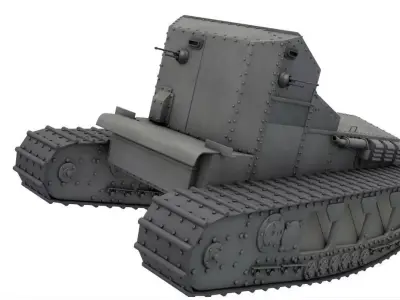 Medium Mark A Whippet 3D model
