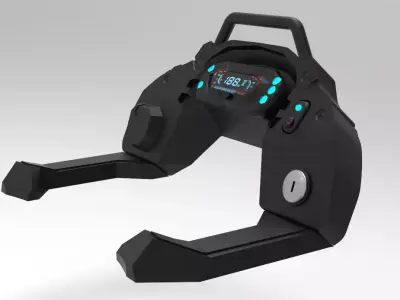 Tablero de Kawasaki KLR 650 2022 Low-poly 3D model