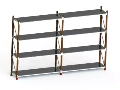 Industrial Rack  3D model