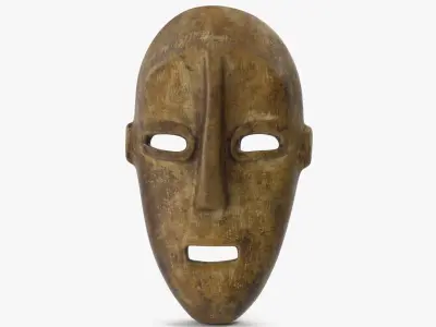  African Congo Mask 4 