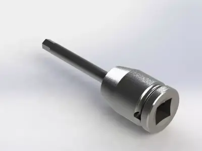 Soquete Allen Socket 5mm 3D model