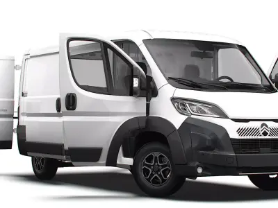 Citroen e Jumper Van L2H1 HQ Interior 2025 3D model