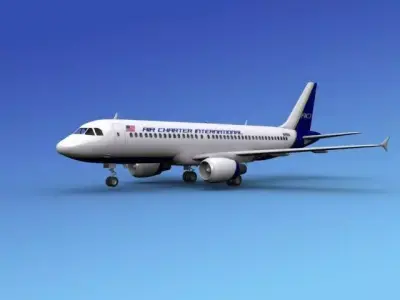 Airbus A320 Air Charter Intl 1 3D model