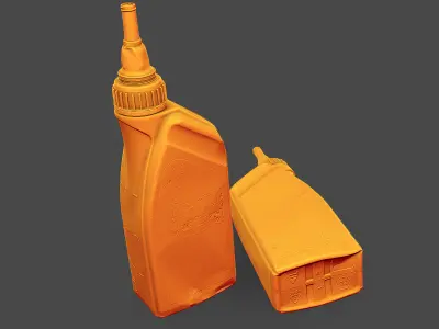 Transmission Fluid Bottle 3D model buy