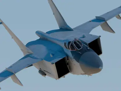 Mikoyan MiG-31 3D model
