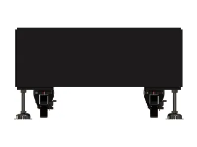 Platform Trolley Base Only 3D model