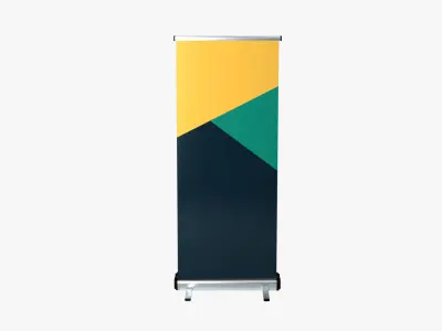 Rollup Stand 3D model