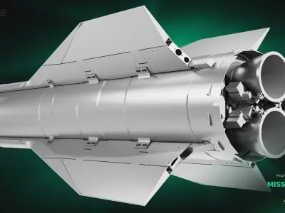 Missile V3 ASM 3D model