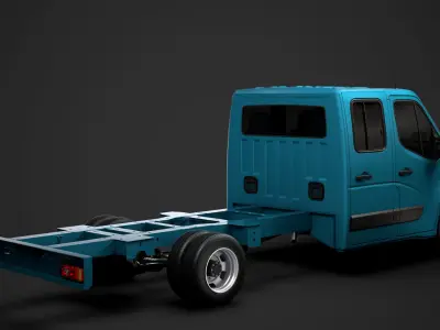 Renault Master CrewCab DW E30 Chassis 2020 3D model