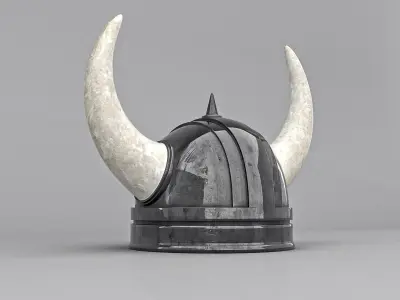 helmet Low-poly 3D model