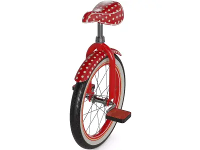 Unicycle 3D model