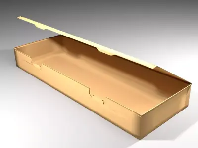 Cardboard Box - Bar 3D model
