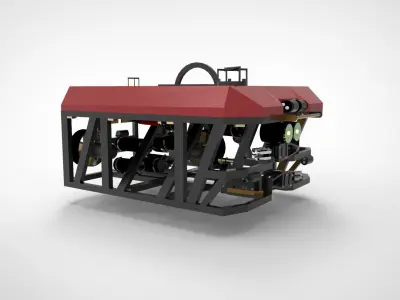 Submersible Remotely Operated Vehicle 3D model