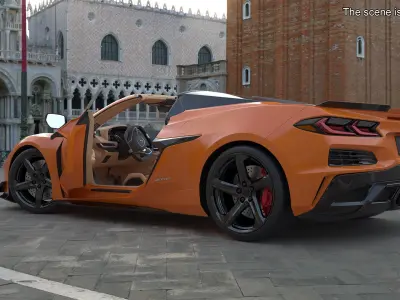  Cabriolet 2023 Chevrolet Corvette Z06 Open Orange Rigged 