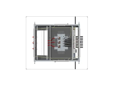 Modular transformer station Free 3D model
