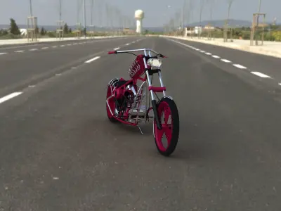 American Chopper Black Widow 3D model