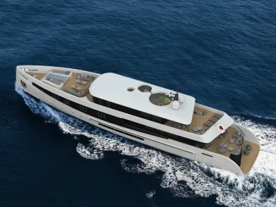 Mega Yacht 50 M 3D model