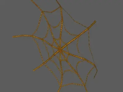 Fishing net Low-poly 3D model purchase