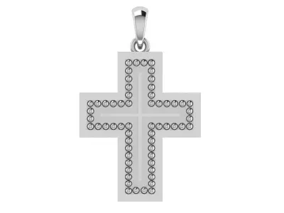CROSS PENDANT CR176 3D print model