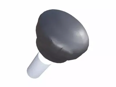 Industrial Knob Low-poly 3D model order