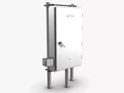 Electrical Box 02 Low-poly 3D model