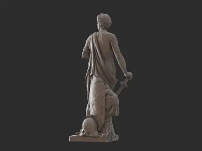 Roman Imperator - Granite Low-poly 3D model