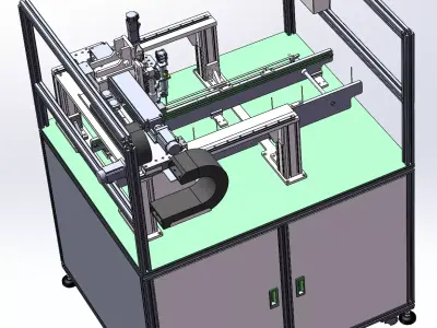 PCBA Three-Axis Dispensing Machine 3D model