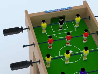 Football Table 3D model purchase