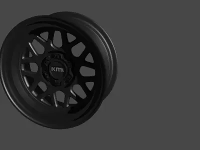 KMC 535 Grenade Offroad Rim 3D model