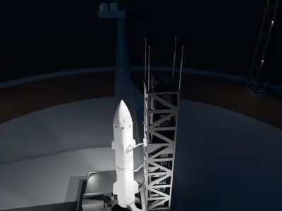 Rocket Scene 3D model