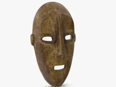  African Congo Mask 4 