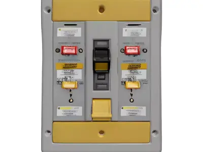 Industrial Electrical Control Panel 3D model