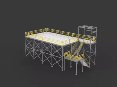 Mezzanine Flooring 3D model