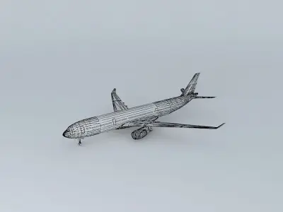 Airbus A330-300 Air China  Free 3D model