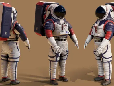 NASA 2024 xEMU Moon Spacesuit 3D model