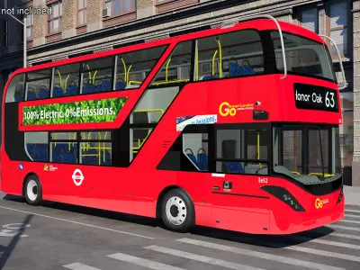 Alexander Dennis BYD 500 Electric Bus 3D model