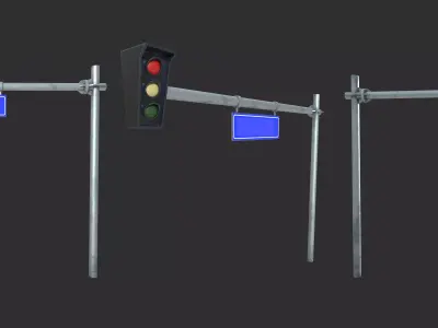 traffic sign 3D model purchase