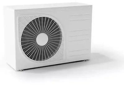 White Air Conditioner 3D model