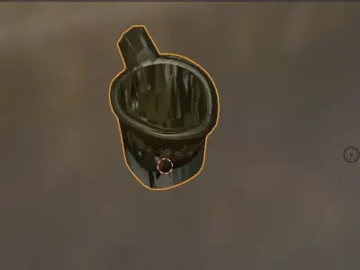 Jug of Forgotten Spells  Antique Vessel Asset Low-poly 3D model