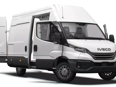 Iveco Daily Van L3H3 HQ Interior 2025 3D model